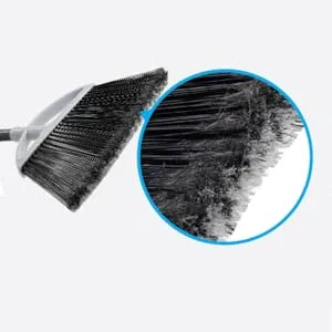 Radley & Stowe Angle Broom & Dustpan Set with Dual-Textured Bristles (Grey) - bristles