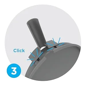 Radley & Stowe Angle Broom & Dustpan Set with Dual-Textured Bristles (Grey) - step 3