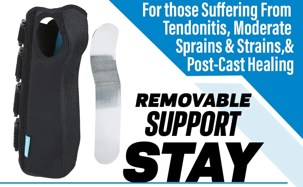 Ossur Formfit Wrist & Forearm Brace for Tendonitis Carpel Tunnel Post Cast Healing and Soft Tissue Injuries | Wrist Immobilization Breathable Material Custom Fit | 10" Version (Right X-Small) - Ossur Formfit Wrist & Forearm Brace