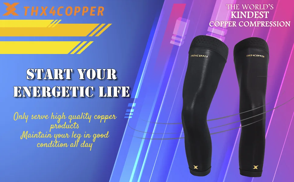 THX4COPPER Compression Full Leg Sleeves(Pair) XX-Large - product information 2