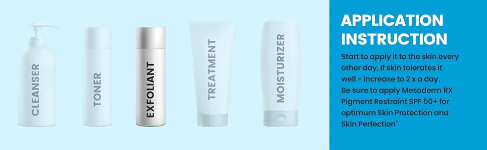 AHA BHA PHA Liquid Exfoliant 100 ml - EXFOLIANT INSTRUCTIONS