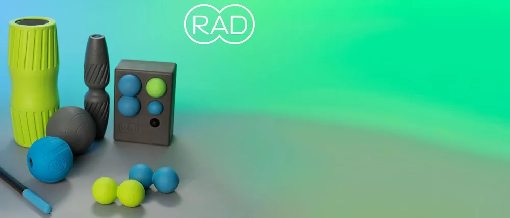 RAD Roller Original I Myofascial Release Tool I Medium Density I Self Massage Mobility and Recovery - RAD massage tools
