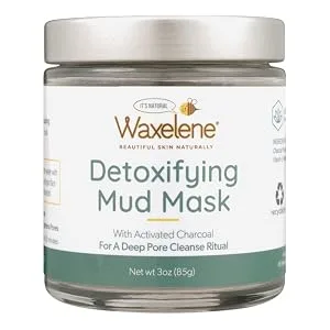 Waxelene Beautifying Mud Mask With Vitamin A - detoxifying mud mask waxelene with activated charcoal