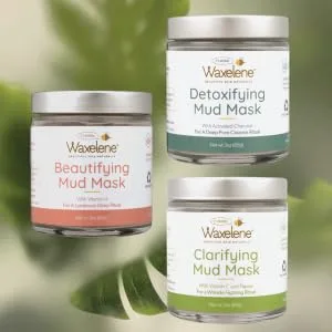 Waxelene Beautifying Mud Mask With Vitamin A - mud masks waxelene nature organic sensitive skin