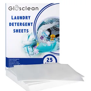 Laundry Detergent Sheets - 50 Strips (25 Sheets) | Earth Friendly Fresh Scent Plastic Free Travel Laundry Soap - laundry, detergent, sheets, strips, liquid, free, products