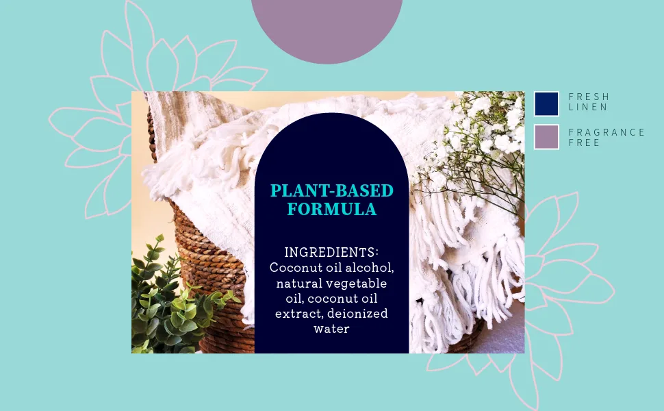 Plant-based Laundry Detergent Sheets 100% Plastic-Free Biodegradable Powerful Cleaning Effect - Box of 60 Sheets - Fresh Linen - natural laundry, luxury laundry detergent, laundry sheets detergent, organic laundry detergent