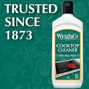 Wright's Cooktop Cleaner - Cleans and Protects Glass/Ceramic Smooth Top Ranges with its gentle formula - 10 Oz. - Wrights