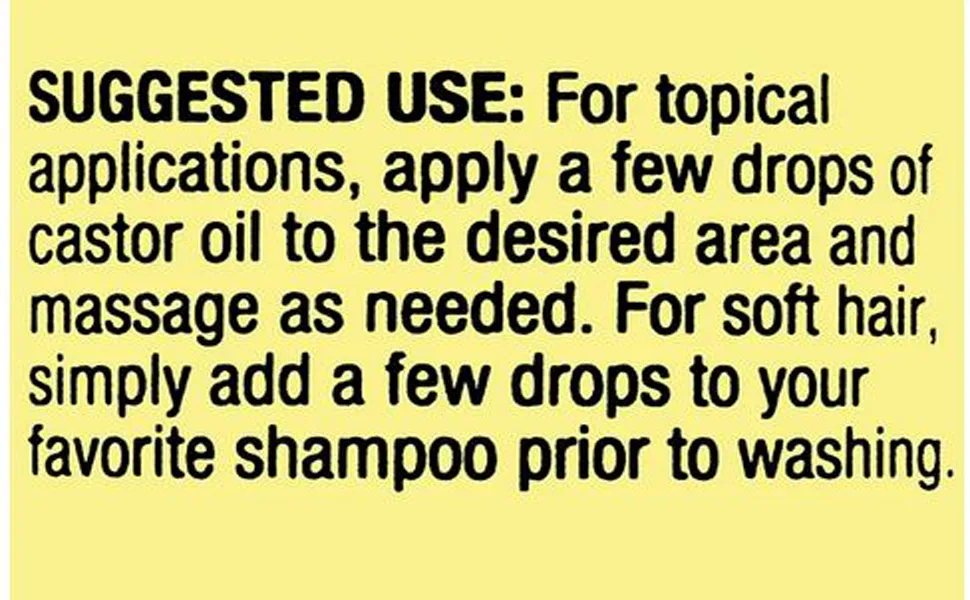 Cold-Pressed Castor Oil - Unrefined & Hexane-Free Organic - For Hair and Skin - 8 fl oz - product information 4