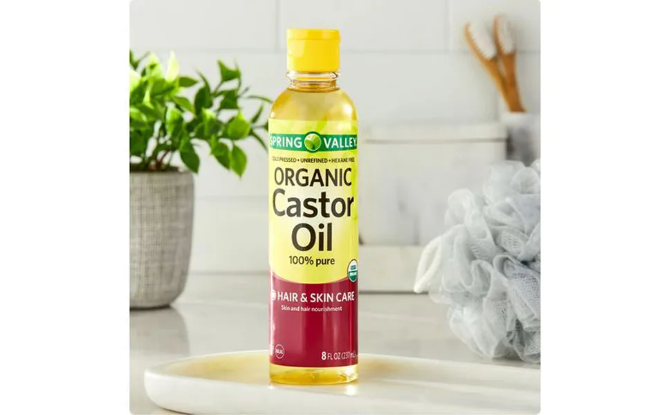 Cold-Pressed Castor Oil - Unrefined & Hexane-Free Organic - For Hair and Skin - 8 fl oz - product information 5