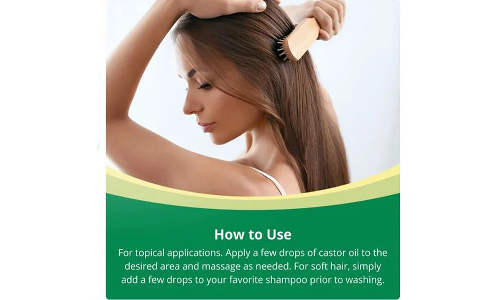 Cold-Pressed Castor Oil - Unrefined & Hexane-Free Organic - For Hair and Skin - 8 fl oz - product information 6
