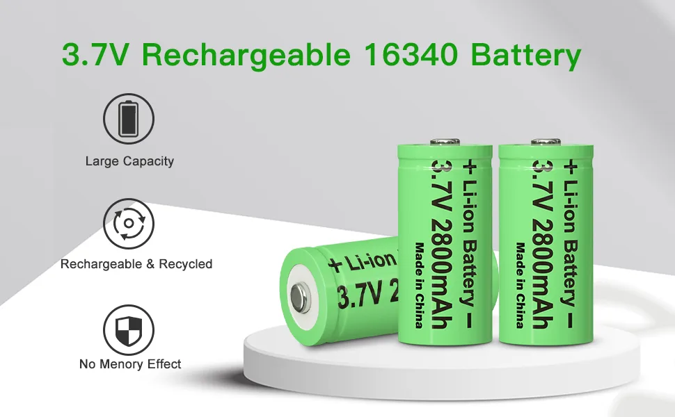 Flashlight with NO Battery33 - 16340-1