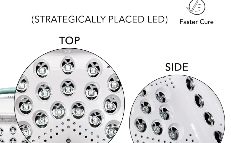 Kiara Sky LED Light Lamp Beyond Pro Cordless LED LAMP - PINK - LED lamp, Base coat, top coat, gel manicure, kiara sky lamp