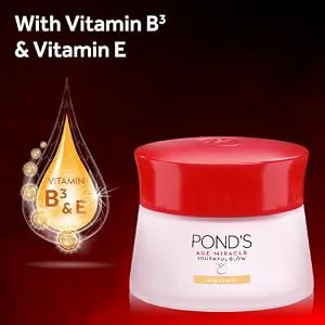 Ponds Age Miracle Night Cream Anti Wrinkle Cream & Night moisturizer Perfect Night Cream for Face 50 ML - with vitamin B and E