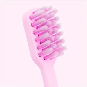 HISMILE Electric Toothbrush 3 Brushing Modes Smart Timer Rechargeable Soft-Tapered Bristles Mode Memory (Purple) - Soft Bristles