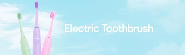 HISMILE Electric Toothbrush 3 Brushing Modes Smart Timer Rechargeable Soft-Tapered Bristles Mode Memory (Pink) - Hismile Electric Toothbrush