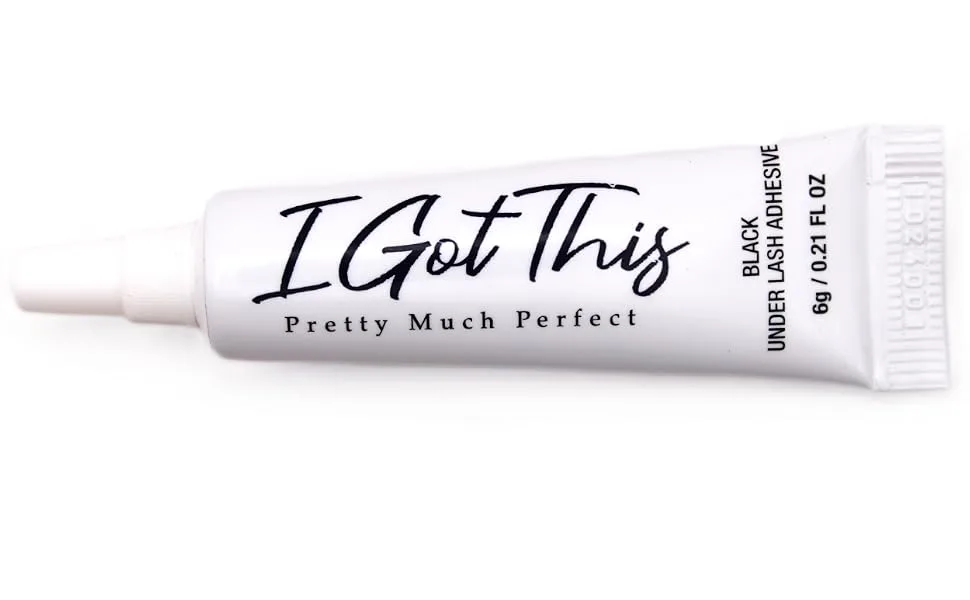 Black Under Lash Adhesive Unlock effortlessly Simple Application for Both Single and Multi-Day use Made-in-USA Eyelash Adhesive - All-in-one Lash Glue - Bannerbottom