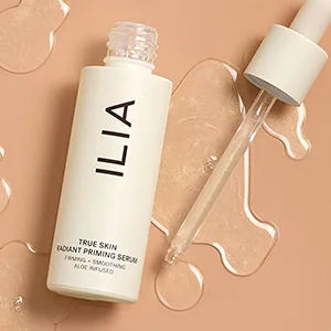 ILIA - Complexion Brush | Non-Toxic Vegan Cruelty-Free Multi-Use Brush With White Wood Handle + Soft Synthetic Bristles - Clean