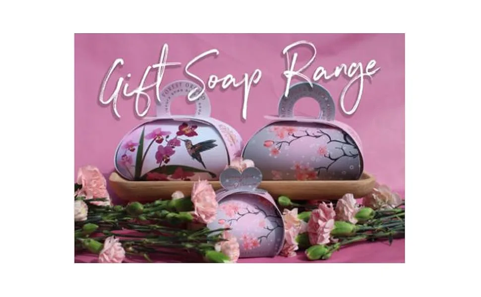 The English Soap Company Large Gift Bag Bath Soap Enchanted Blooms 260g - gift