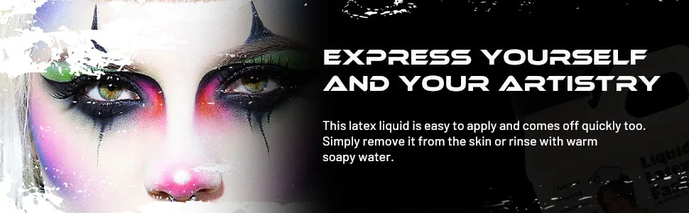 Ammonia Free Liquid Latex Body Paint 8oz White - White Liquid Latex Paint