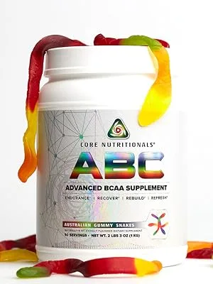 Core Nutritionals Platinum ABC Advanced Intra-Workout BCAA Supplement with 2.5 G Beta Alanine Citrulline Malate to Increase Endurance and Performance 50 Servings (Crystal Cosmo) - gumy