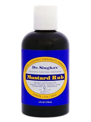 Dr. Singha's Original Ayurvedic Relaxing Purifying and Energizing Massage Oil - Made in USA 6 oz - Massage oil