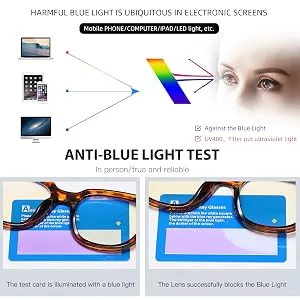 Bevi Blue Light Blocking Glasses Stylish Reading Glasses Magnifying Glasses For Men and Women Gradient Grey 3.0 x - product information 9
