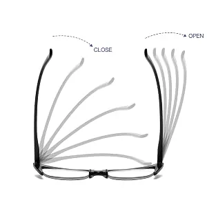 Bevi Blue Light Blocking Reading Glasses with Spring Hinges Magnifying Anti Eye Strain Glasses For Men & Women Tortoise Shell 1.5 x - product information 7