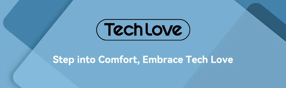 Tech Love Toe Separators Toe Spacers for Overlapping Toes Big Toes Women Men Correct Toes Bunion Corrector 1 Pair Bunion Pads (Blue) - plantar fasciitis relief