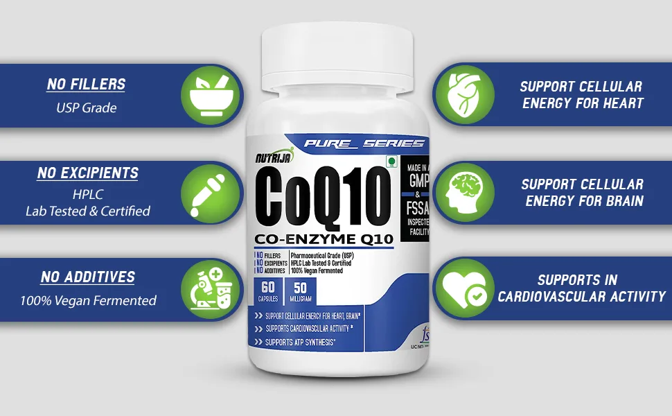 COENZYME Q10 (COQ10) 50MG - (120 Capsules) - SPN-BNB85
