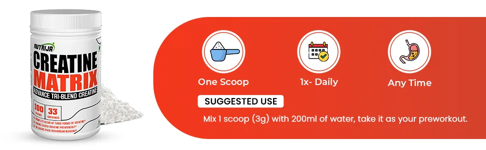CREATINE Matrix - Complete Blend of Creatine HCL Creatine Nitrate & Magnesium Chelate - 100 Grams (Pineapple) - SPN-BNB85