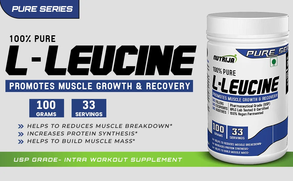 L-Leucine - 100grams 100% Pure & USP Grade - Ideal Intra Workout Supplement - SPN-BNB85