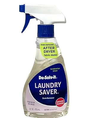 Orange-Sol De-Solv-It Laundry Saver Odor & Stain Remover for Laundry Safe on Hair & Skin 32-Ounce - De-Solv-It Laundry Saver, laundry stain remover