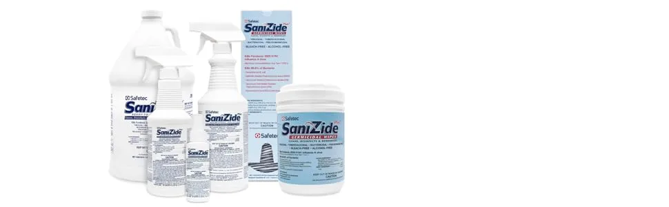 Safetec 32 Oz. SaniZide Plus Spray Bottle - SaniZide Plus Line