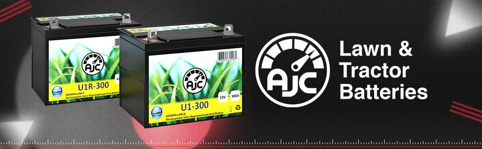 AJC Battery Compatible with Black & Decker Grasshog - CST2000 12V 5Ah Lawn and Garden Battery - AJC Lawn Mower and Tractor Batteries