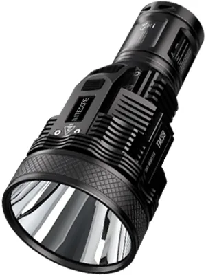 Nitecore TM39 Lite 5200 Lumen 1640 Yard Long Throw Rechargeable Flashlight and LumenTac Organizer - nitecore tm39, long throw flashlight, hunting flashlight, hunting light, search and rescue,