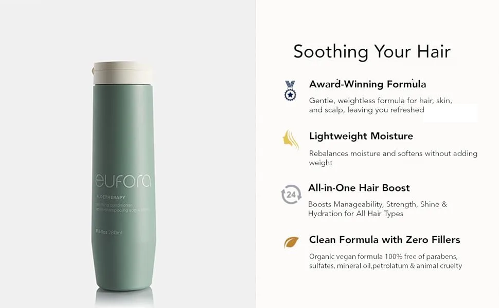 Eufora Soothing Conditioner 9.5 Fl. Oz - Eufora Soothing Conditioner 9.5 Fl. Oz
