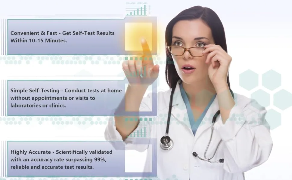 H Pylori Test at Home - Helicobacter Pylori Test Kit - Rapid and Precise and ConvenientSelf-Testing Includes 2 Tests Results Obtained in 10-15 Minutes. - product information 3