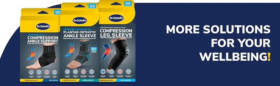 Dr. Scholl's Compression Arm Sleeve with Breathable & Copper-Infused Fabrics for Pain Relief & Support (Size S/M) Small/Medium - Footer
