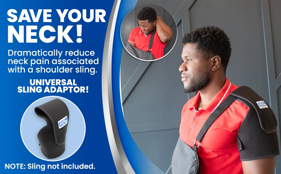 RangeMaster Off The Neck SlingThing - Shoulder Sling Attachment for Neck Relief - Support for Torn Rotator Cuff Dislocated Shoulder Neck Tension Sling Not Included X-Large - Sling Thing,neck Sling, shoulder sling brace, shoulder brace, neck sling,neck brace, shoulder brace