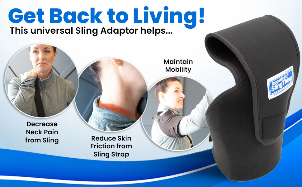 RangeMaster Off The Neck SlingThing - Shoulder Sling Attachment for Neck Relief - Support for Torn Rotator Cuff Dislocated Shoulder Neck Tension Sling Not Included X-Large - Sling Thing,neck Sling, shoulder sling brace, shoulder brace, neck sling,neck brace, shoulder brace