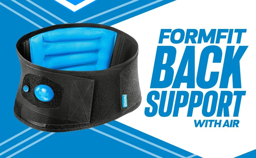  ssur Formfit Back Support Air - Advanced Lumbar Brace for Pain Relief Posture Correction and Spinal Health with Air Cushion Comfort (Medium) - Formfit back support
