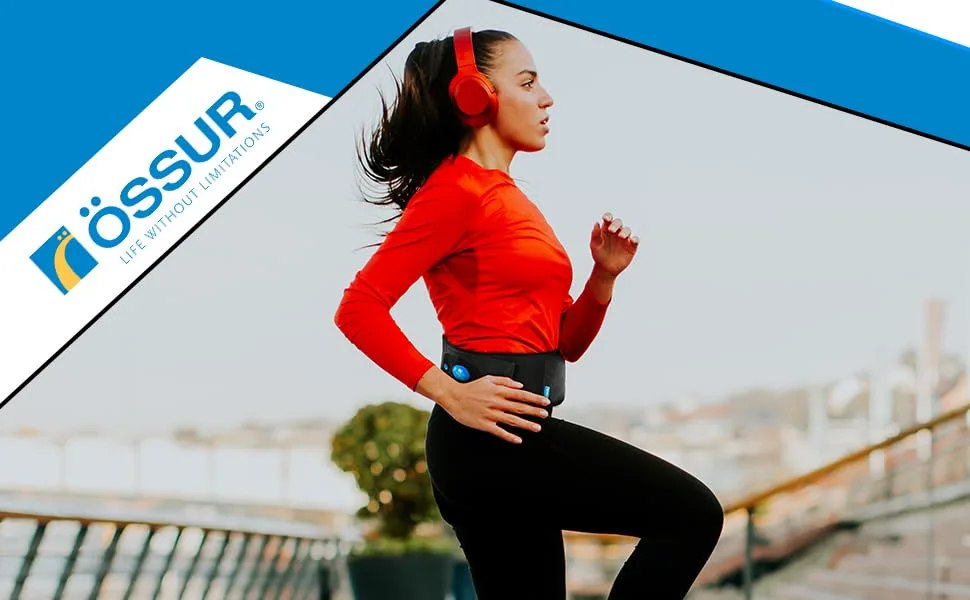  ssur Formfit Back Support Air - Advanced Lumbar Brace for Pain Relief Posture Correction and Spinal Health with Air Cushion Comfort (Medium) - Ossur Model Image