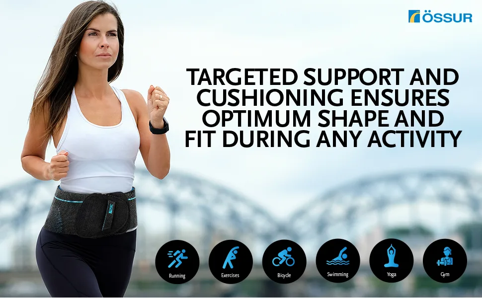  ssur Formfit Pro Back Support - Advanced Lumbar Brace for Pain Relief Posture Correction and Spinal Health - Premium Comfort and Support (Small) - Product benefits