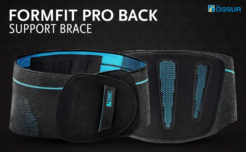  ssur Formfit Pro Back Support - Advanced Lumbar Brace for Pain Relief Posture Correction and Spinal Health - Premium Comfort and Support (X-Large) - Product picture