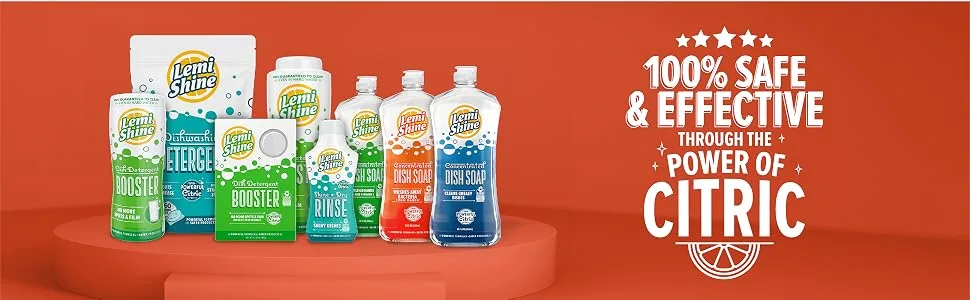Lemi Shine Booster (2 12 oz) - Lemi Shine Dish cleaning products
