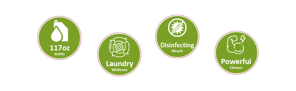 Splash-Less Bleach Cleaner 117oz | Effective Disinfecting Bleach Concentrate + Daley Mint Towel - Bulk Refill for Linens Laundry Tile Floors Bathroom - 32oz concentrate spray pint quart gallon refill rtu shower bath 64oz degreaser dirt grime