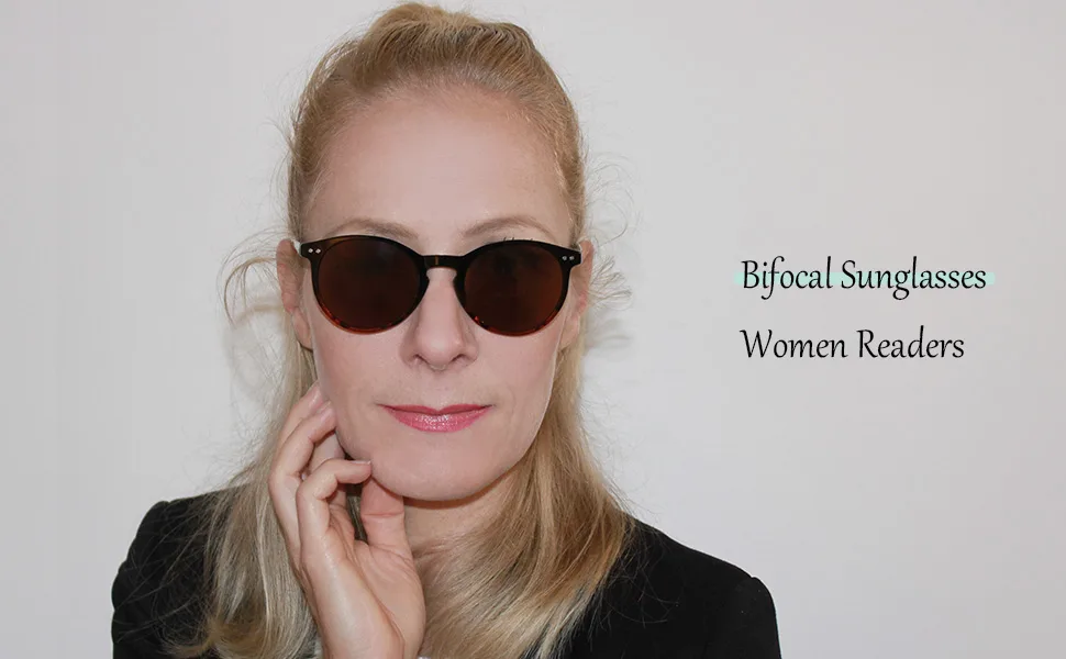 Eyekepper Key Hole Style Spring-Hinged Round Bifocal Sunglasses Sunshine Readers Black-Green +1.75 Black-green 1.75 x - Eyekepper Bifocal Sunglasses Women Sunshine Reading Sunglasses Oversize 1.0 1.5 2.0 2.5 3.0 3.5