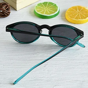 Eyekepper Key Hole Style Spring-Hinged Round Bifocal Sunglasses Sunshine Readers Black-Green +1.75 Black-green 1.75 x - Eyekepper Design Oversized Bifocal Sunglasses for Women