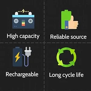 AJC Battery Compatible with Exide E-Exit 6V 5Ah Emergency Light Battery - AJC Sealed Lead Acid AGM Battery Info