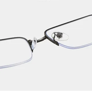 LJCZKA Half Rimless Blue Light Blocking Glasses Women Men Fresh Rectangle Computer Business Glasses Gold - Blue Light Blocking Glasses